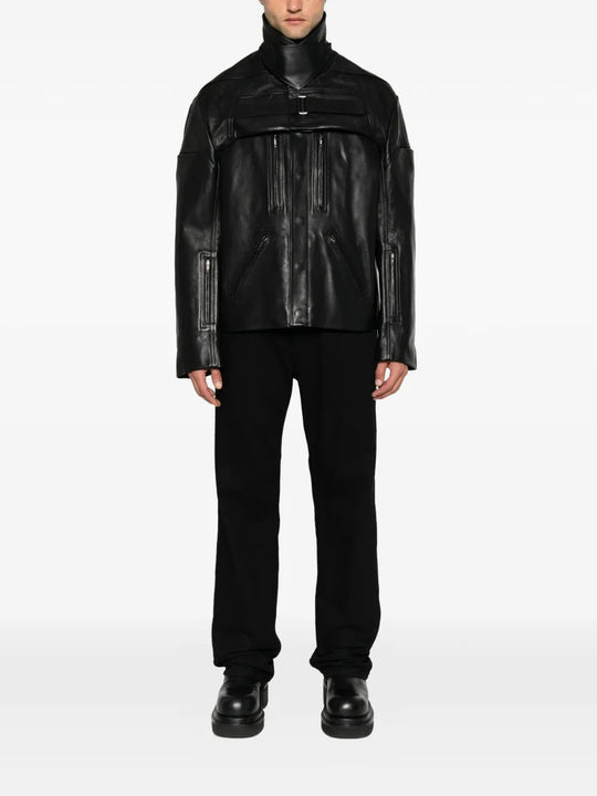Black jacket, full body view