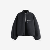 Black jacket, front view