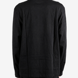 Black t-shirt, front view
