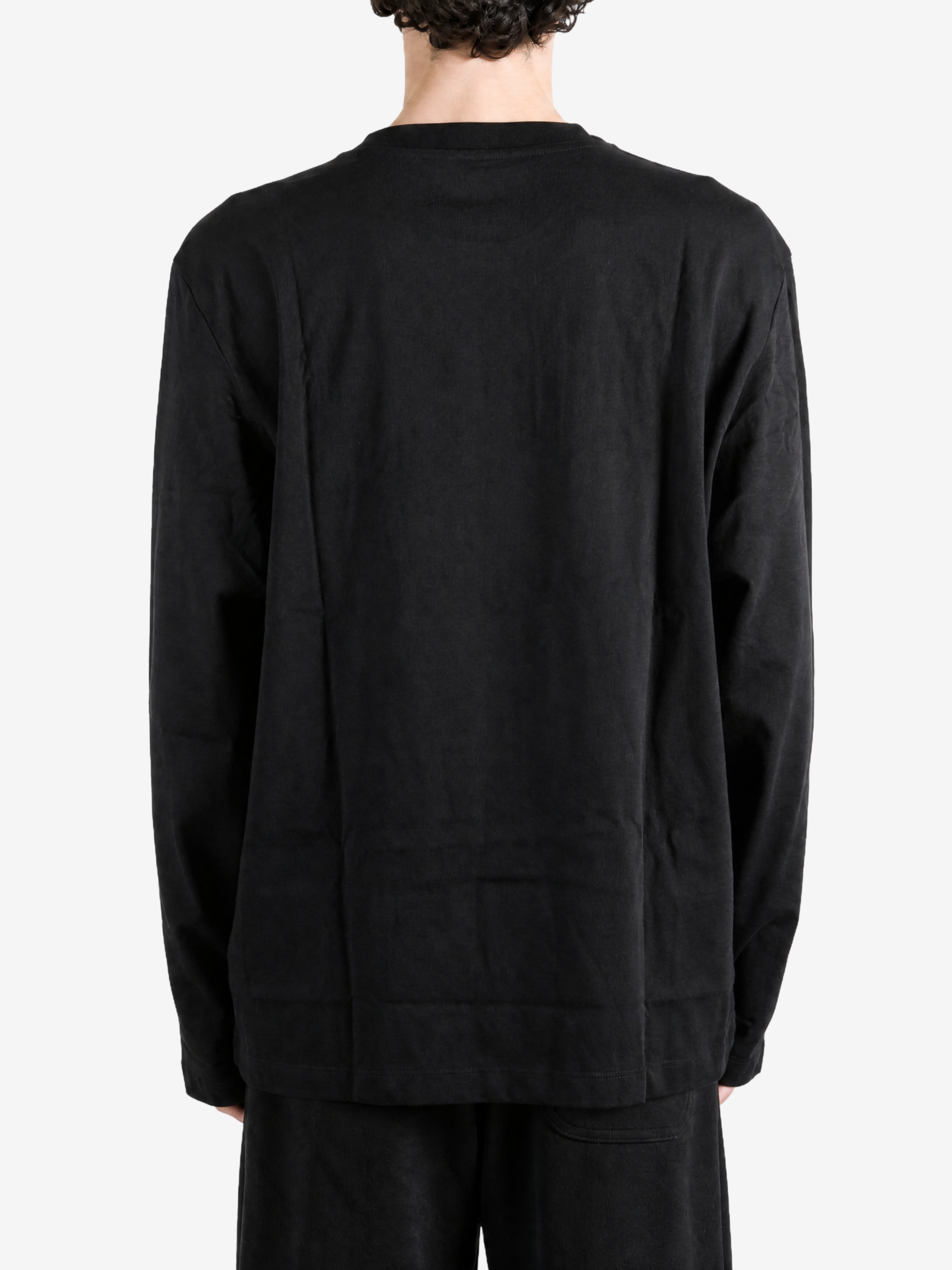 Black t-shirt, front view