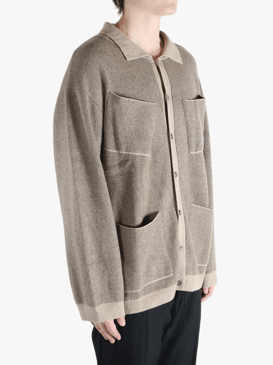 Tan top worn by a person, showing the top fit