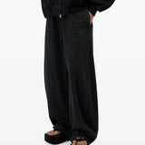Black pants, full body view