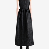 Black dress, full body view