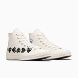 COMME DES GARCONS PLAY X CONVERSE - Chuck 70 Multi Heart High Top