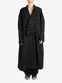 ZIGGY CHEN - Men Jacquard Trench Coat