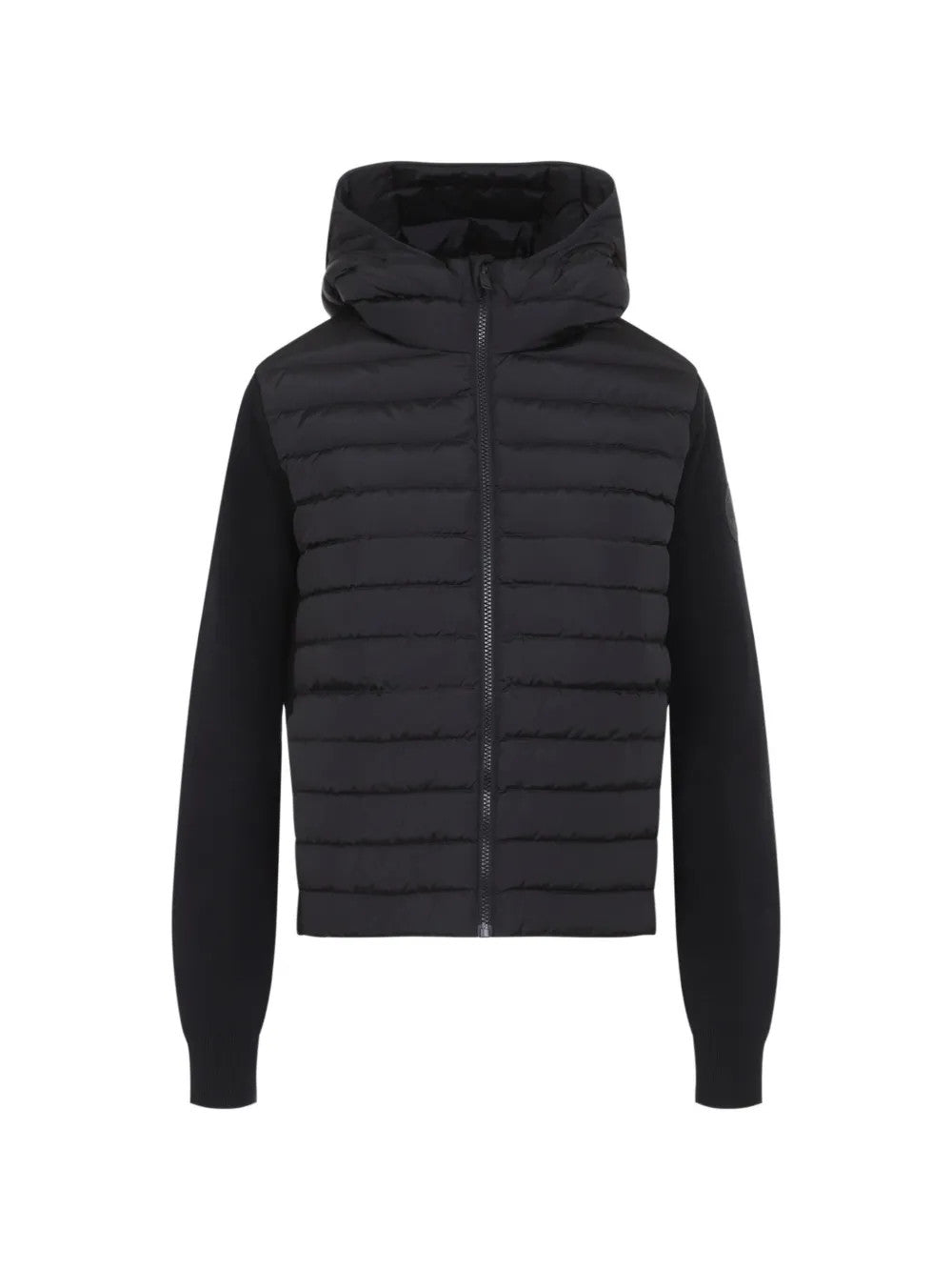 Black hoodie, front view