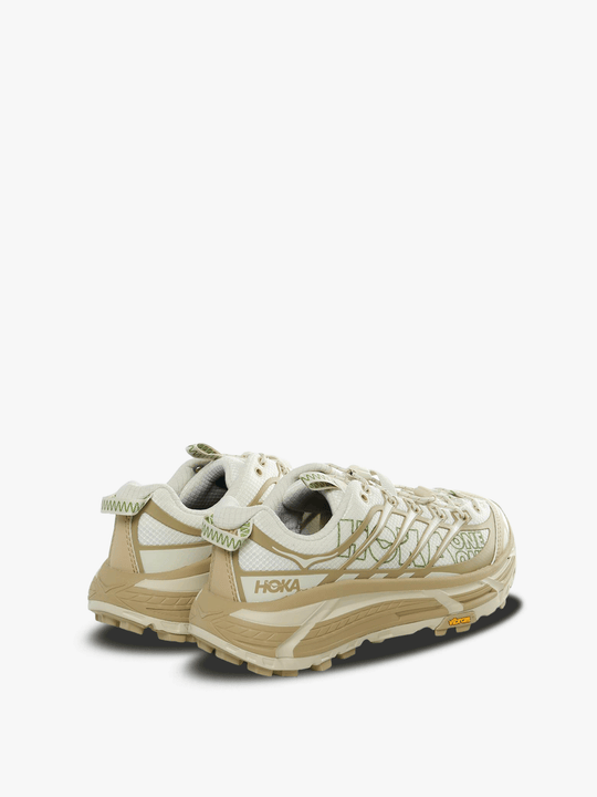 Tan sandals, back view