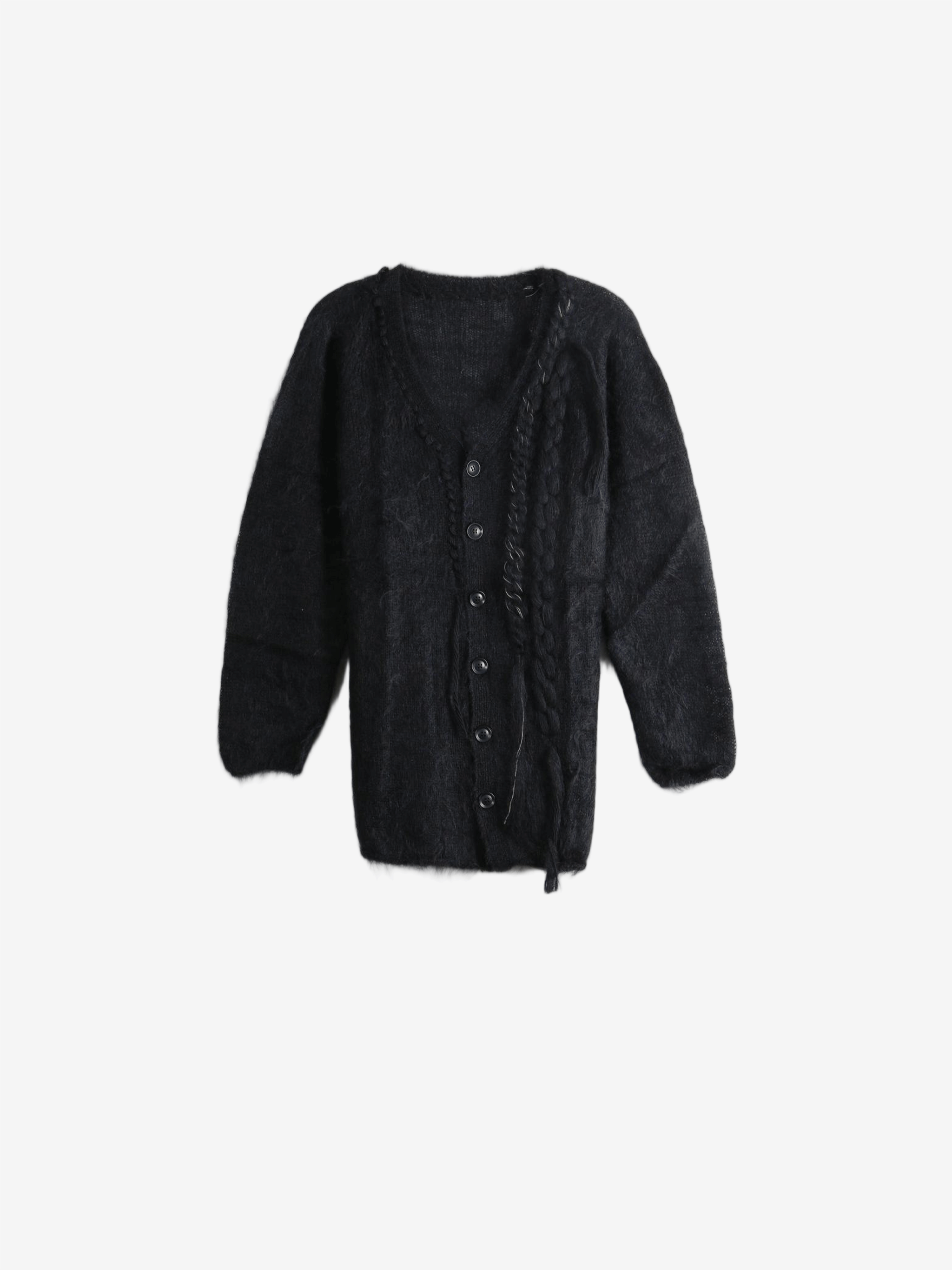 Black jacket, front view