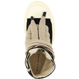 Black sneakers, top view