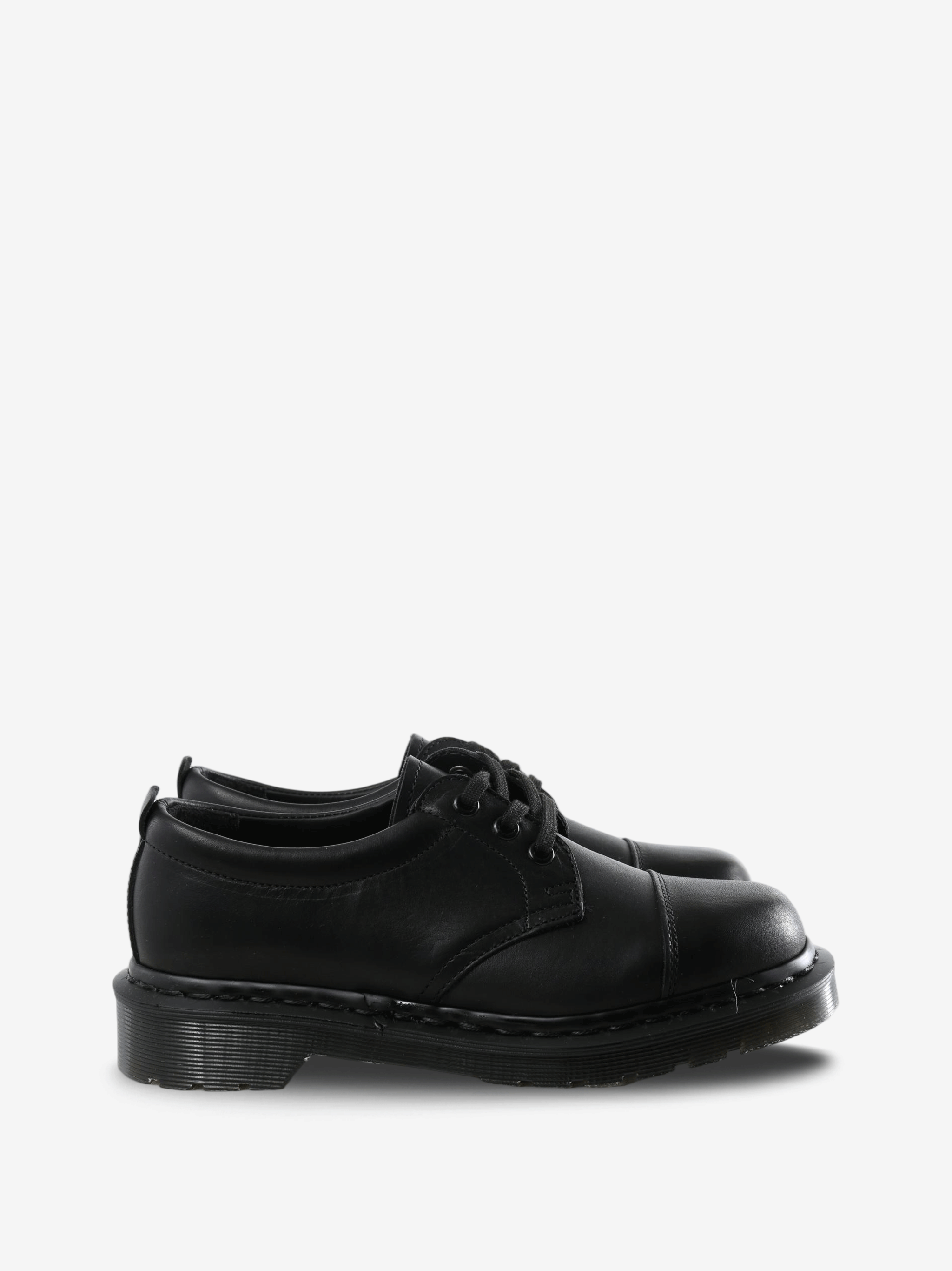 Black shoes, side view