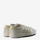 Tan sneakers, back view