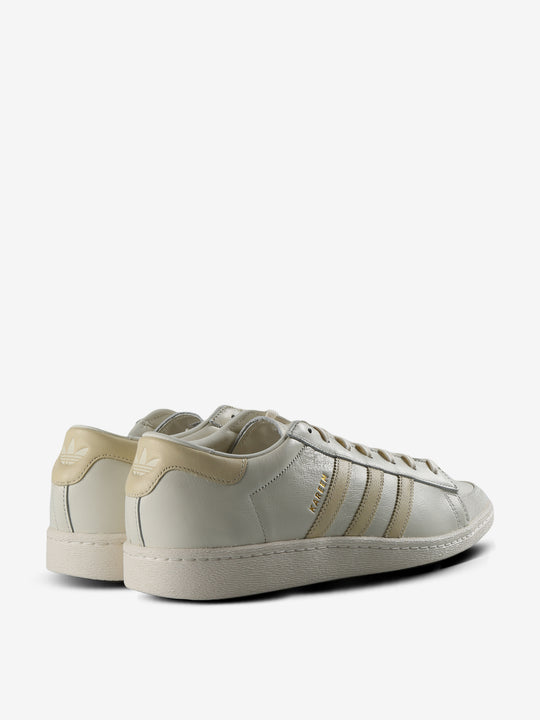 Tan sneakers, back view