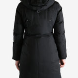 Black jacket worn by a person, showing the jacket fit