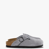 Grey sandals, front view