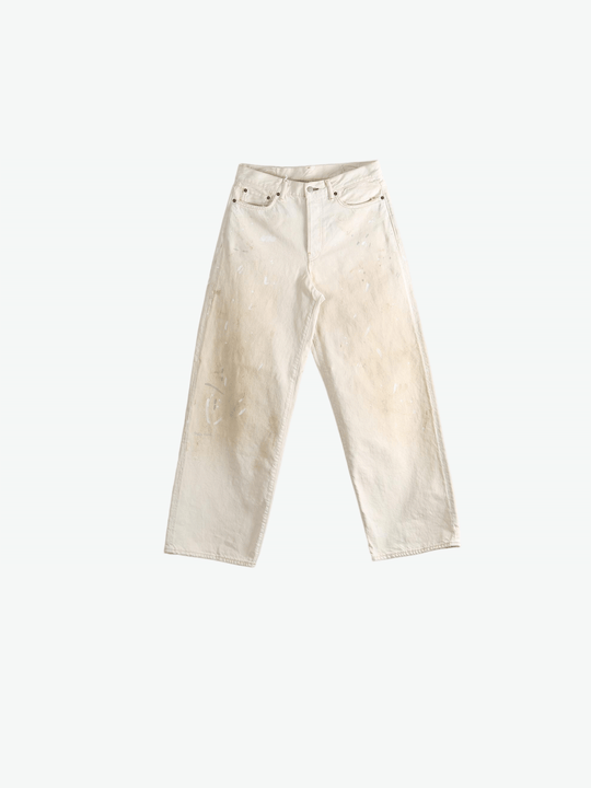 Tan jeans, front view