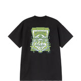 Black t-shirt, front view