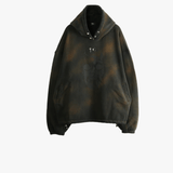 Brown hoodie, front view