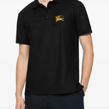 black t-shirt worn by a person, showing the t-shirt fit