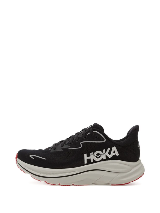 Black sneakers, front view