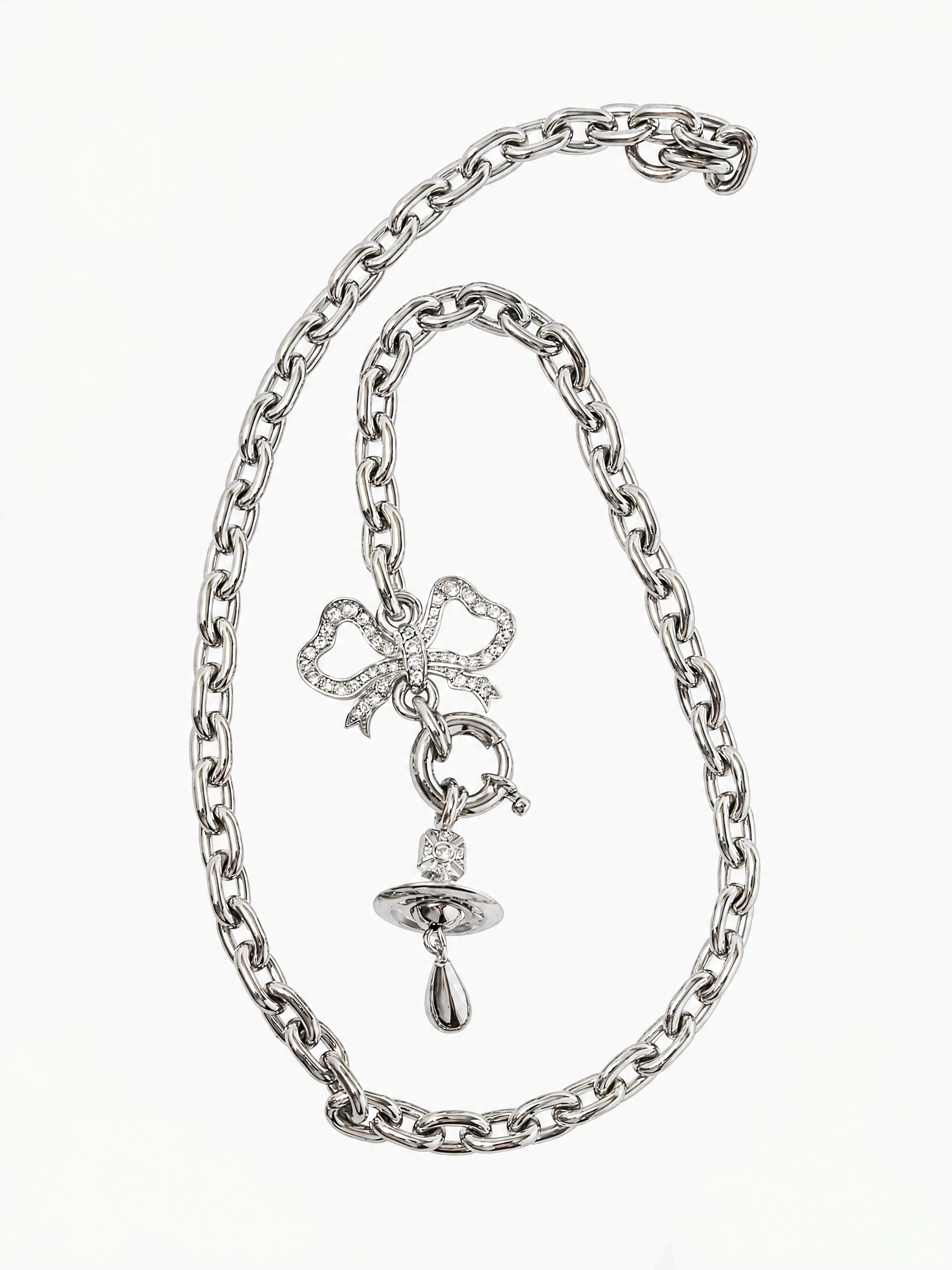 Grey jewelry, front view
