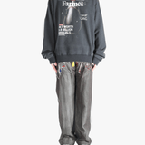 Black shirt, full body view