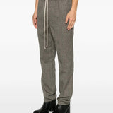 Grey pants, full body view
