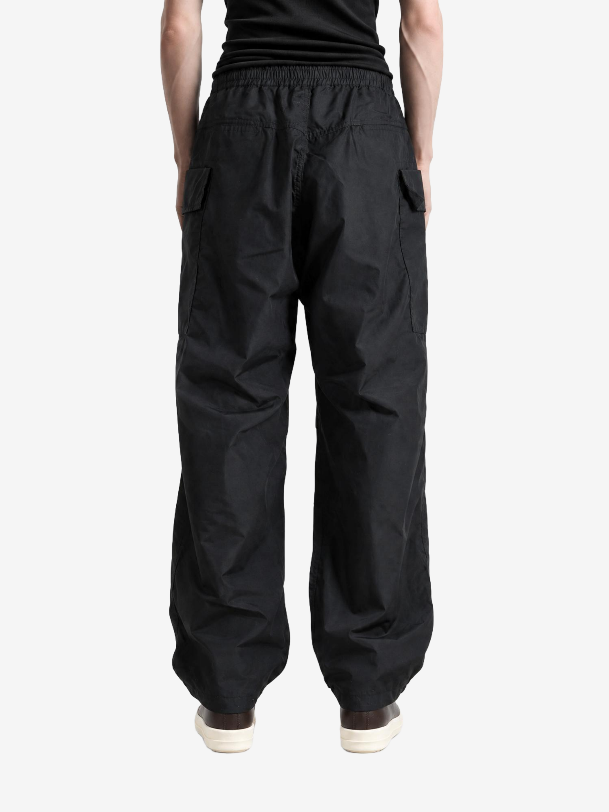 Black pants, full body view