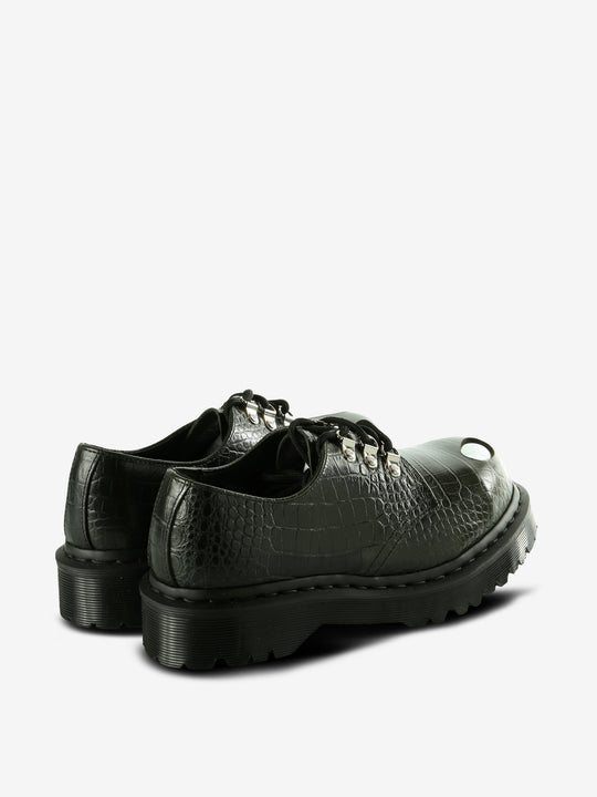 Black derbys, front view