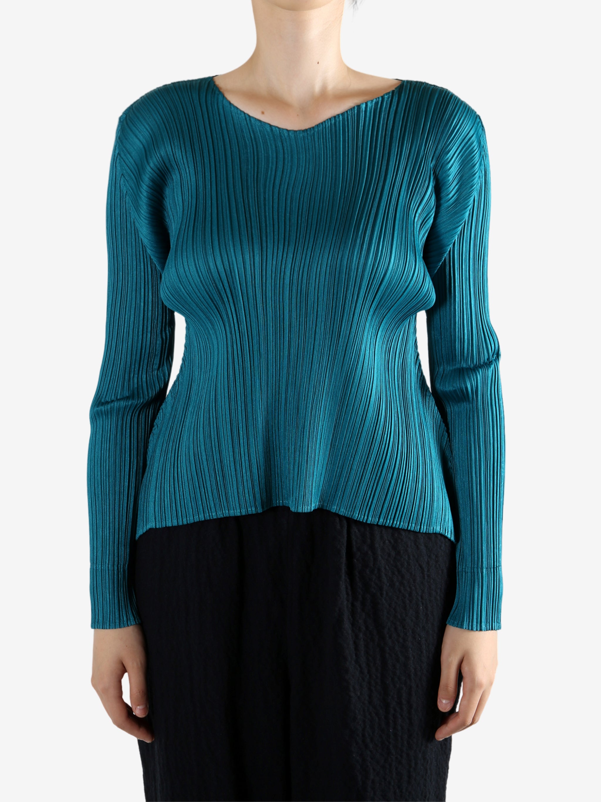 PLEATS PLEASE ISSEY MIYAKE 水玉二重重ねスカート 美品 プリーツプリーズ イッセイミヤケ 水玉 ドット 総柄 ロング