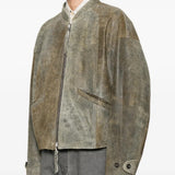 Green jacket, front view