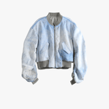 Blue jacket, front view