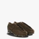 Brown sneakers, side view
