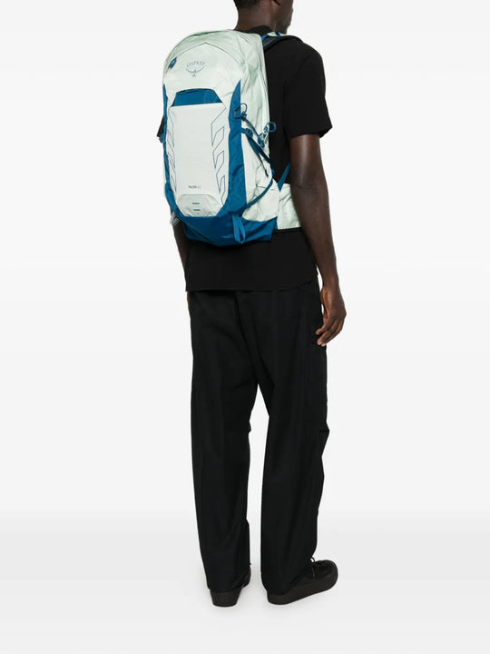 Green bag, full body view