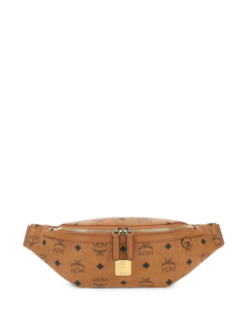 Tan bag, front view