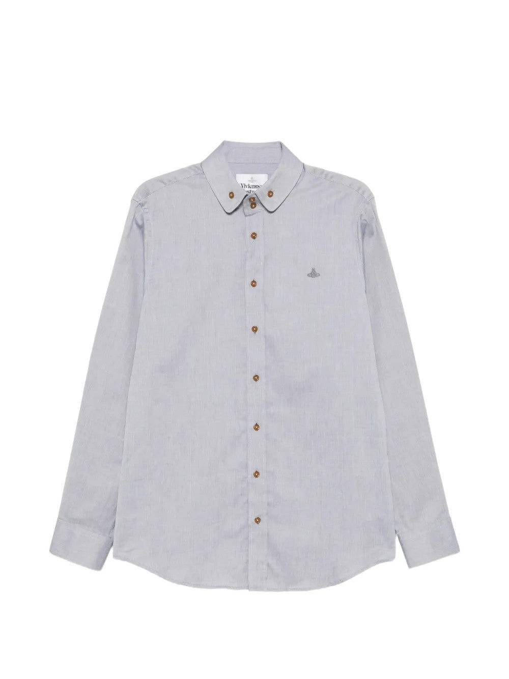 Blue shirt, front view