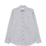 Blue shirt, front view