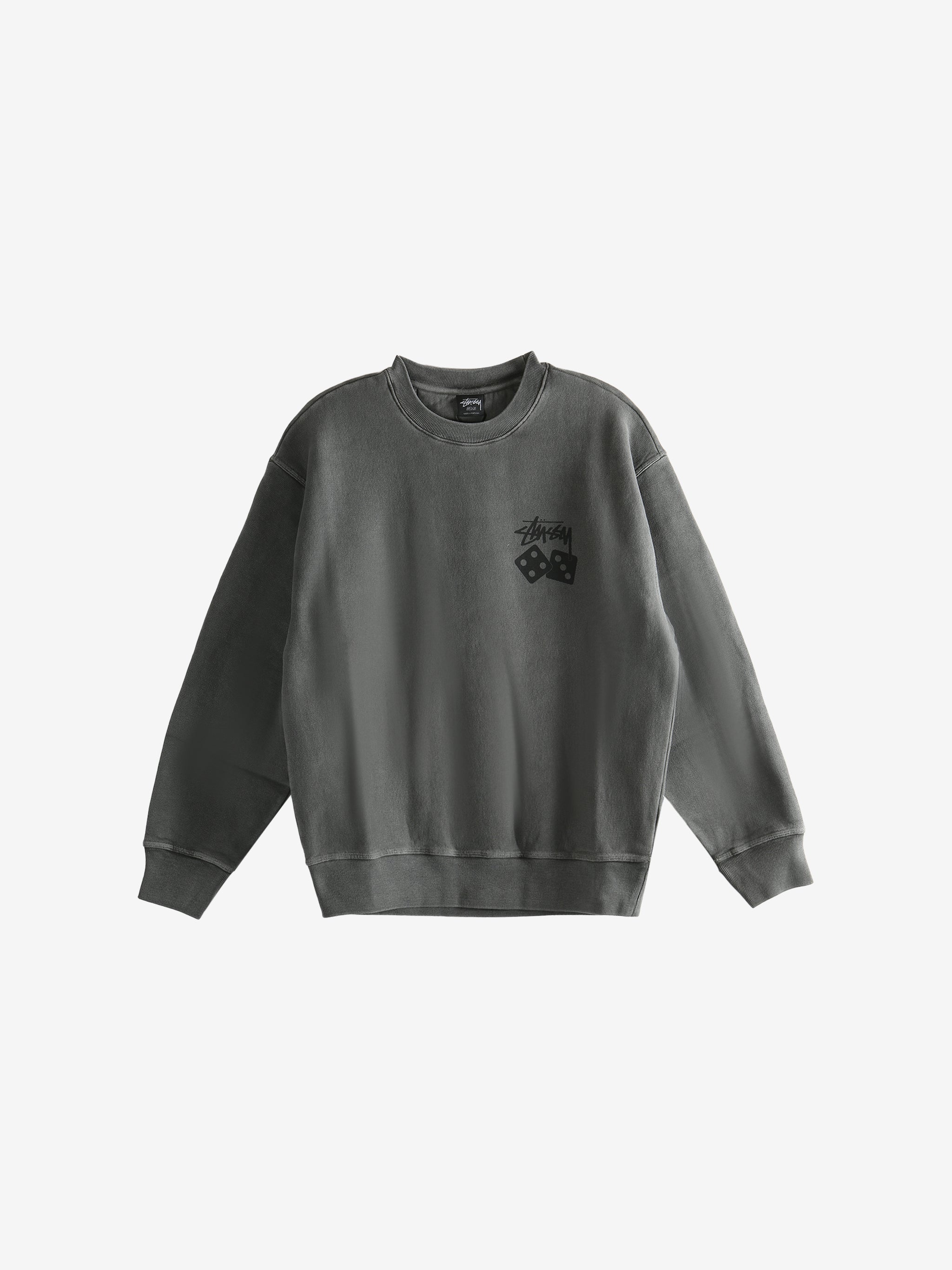 STUSSY - Men Dice Pig Dyed Crew Sweatshirt – Atelier New York