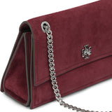 Burgundy bag, front view