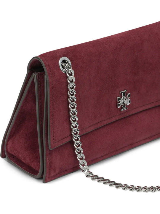 Burgundy bag, front view