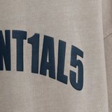 Close up of grey t-shirt,showing texture of the cotton fabric