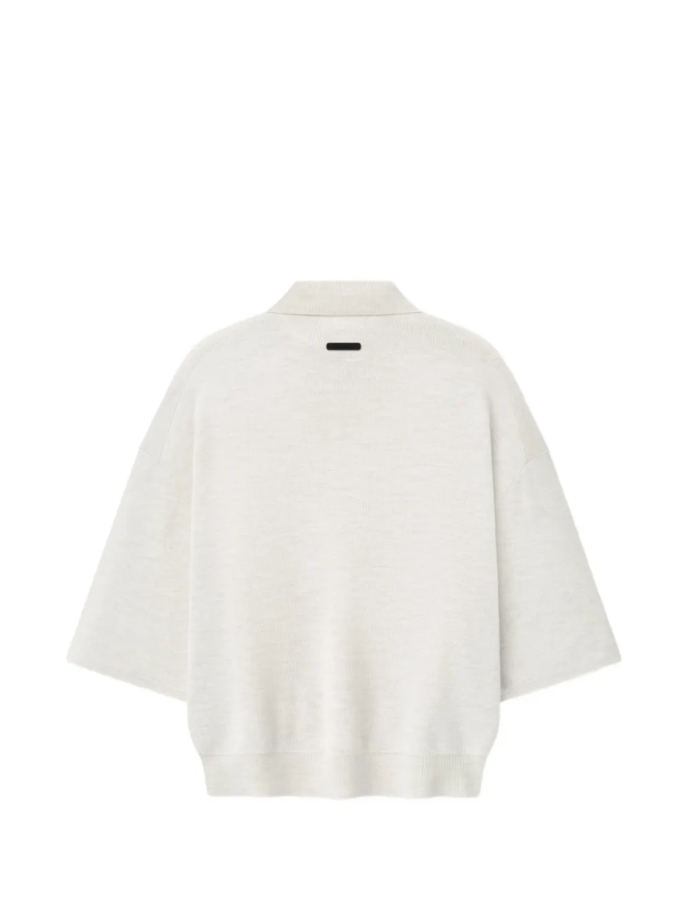 White polo shirt,back view