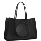 Black tote bag,side view