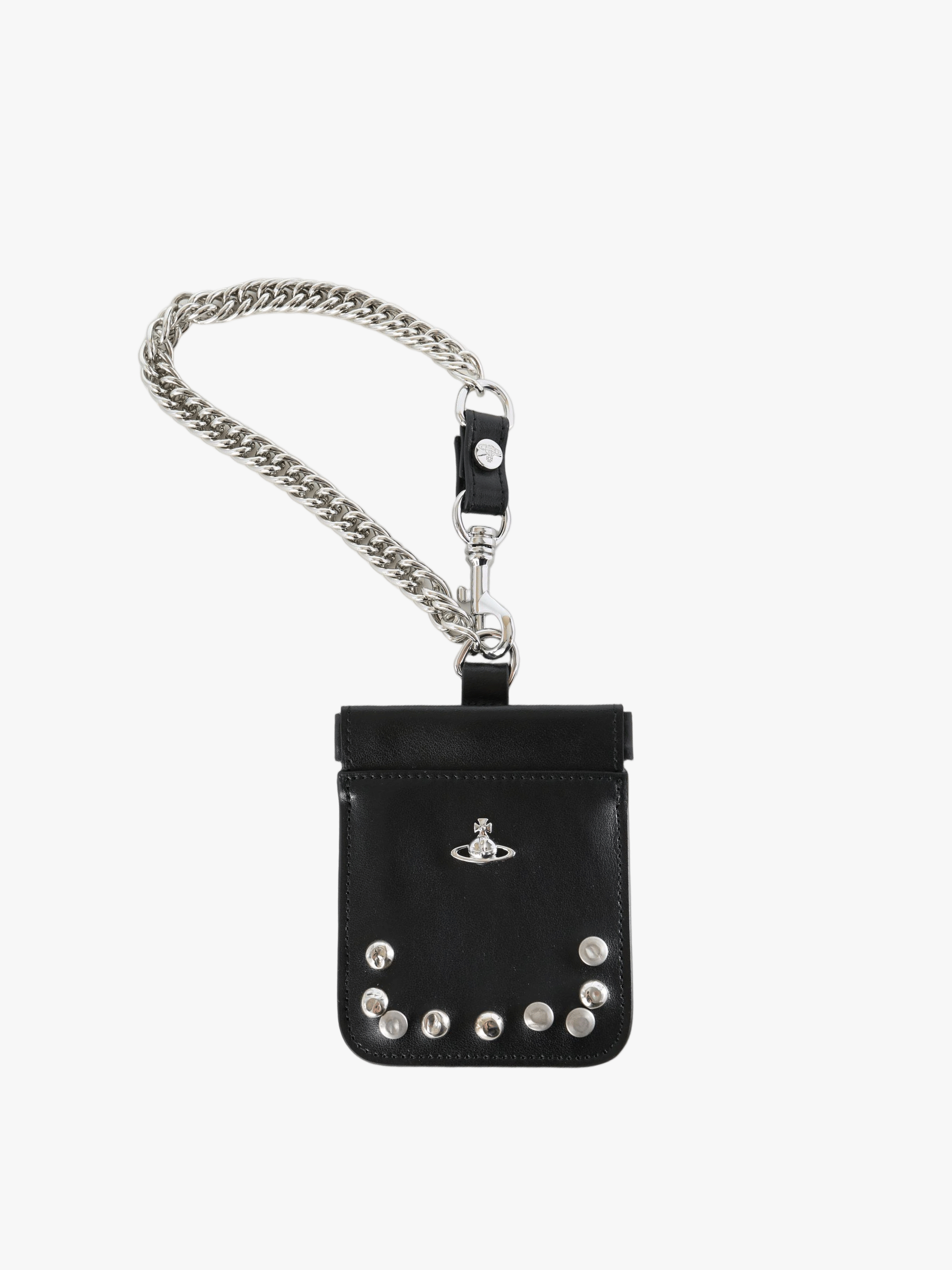 Black accessories, front view
