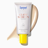 White sunscreen, front view