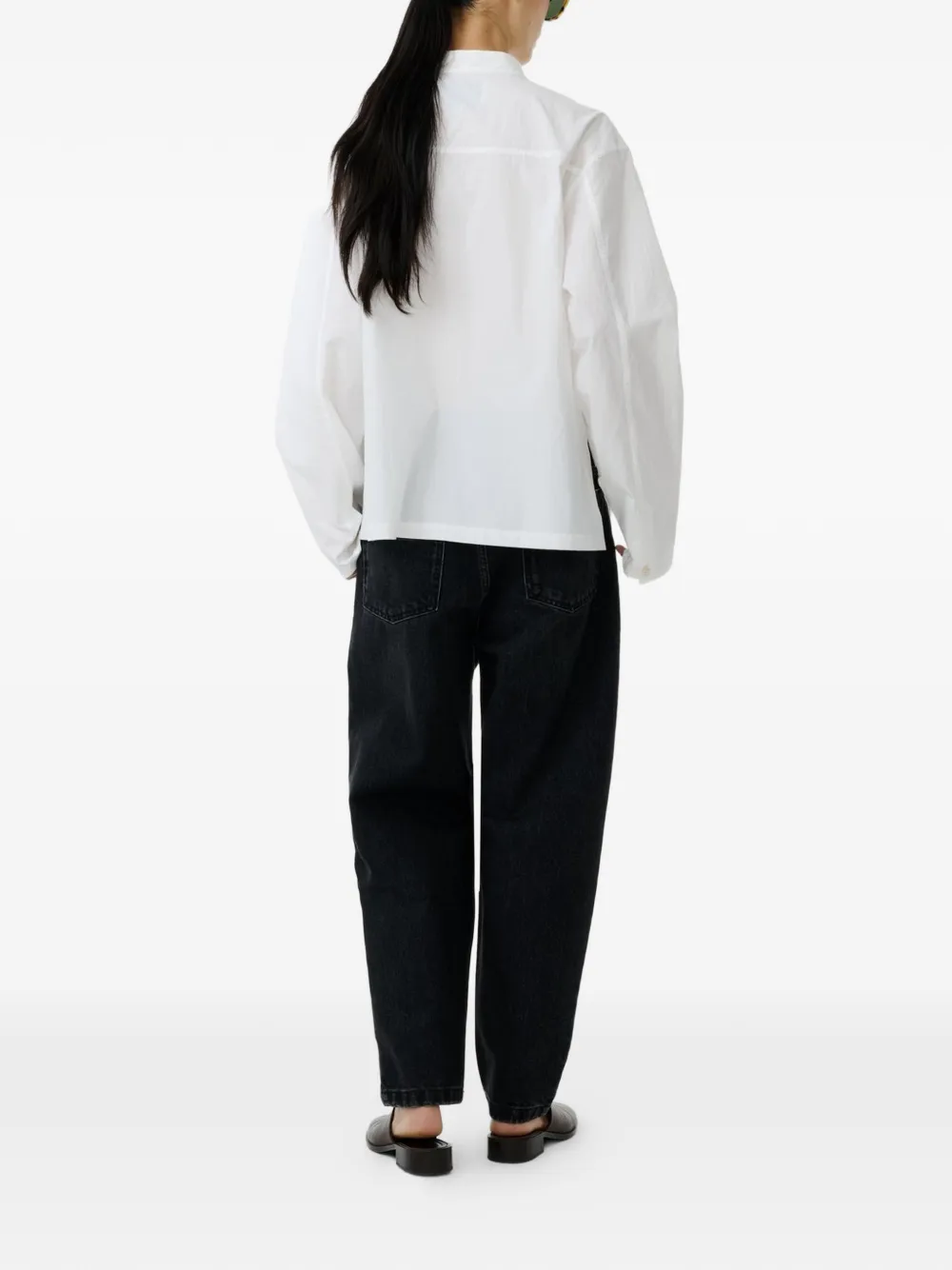 White shirt, full body view