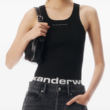 ALEXANDER WANG - Women Logo Bike Short Pre-Styled Relaxed Short