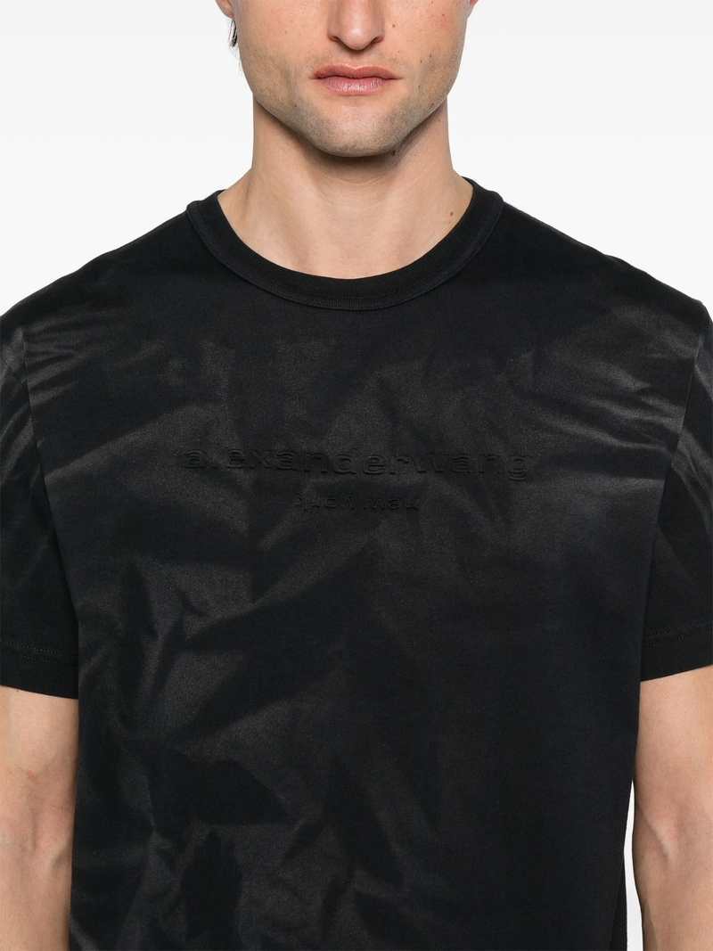 ALEXANDER WANG - Unisex Crease Wash Short Sleeve Tee