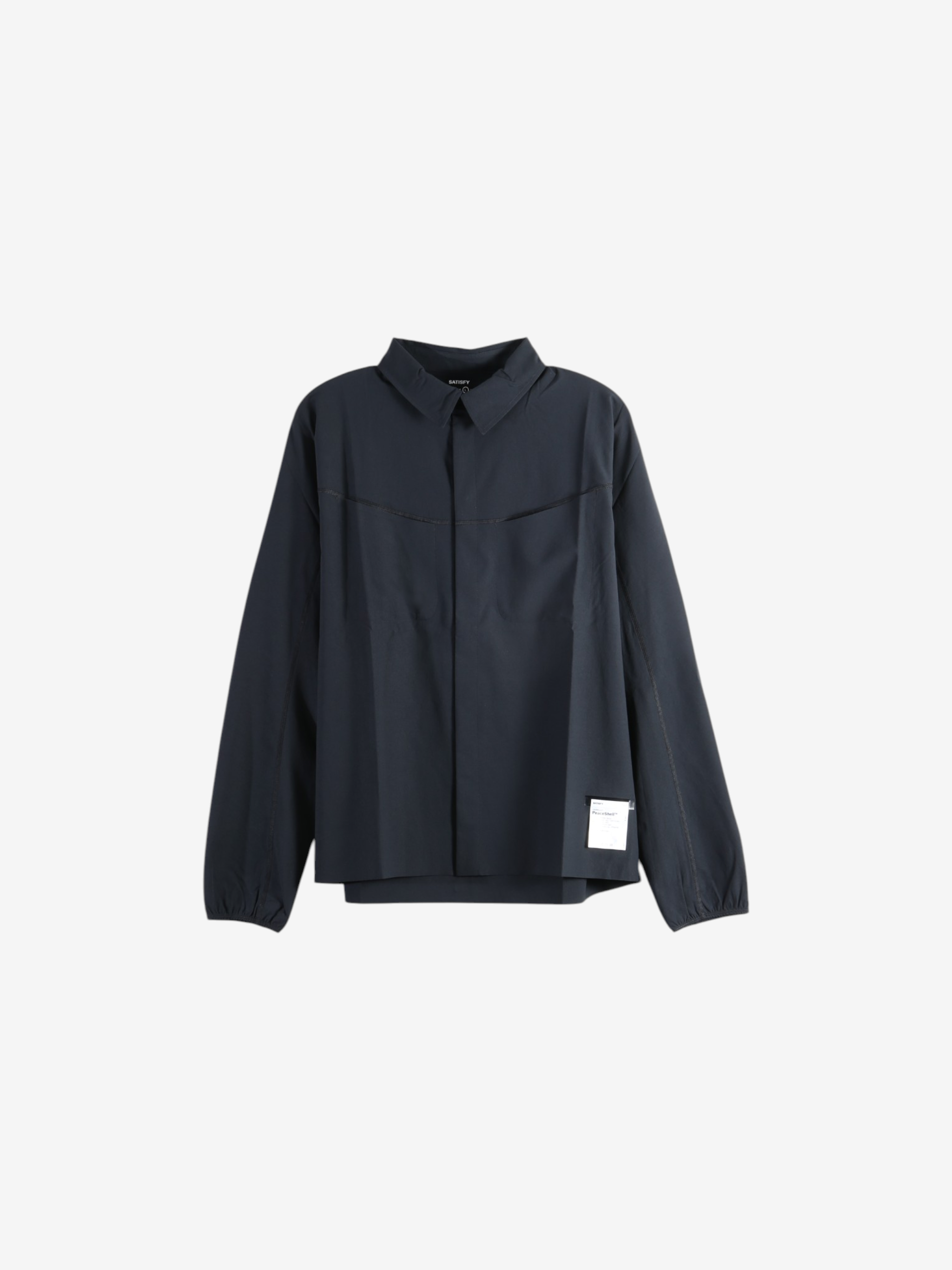 Black shirt, front view