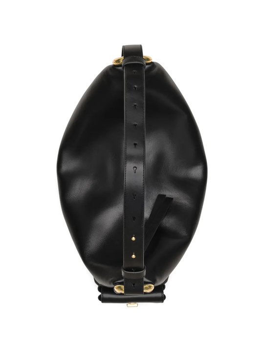 Black bag, back view
