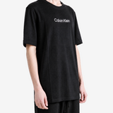 Black t-shirt, front view